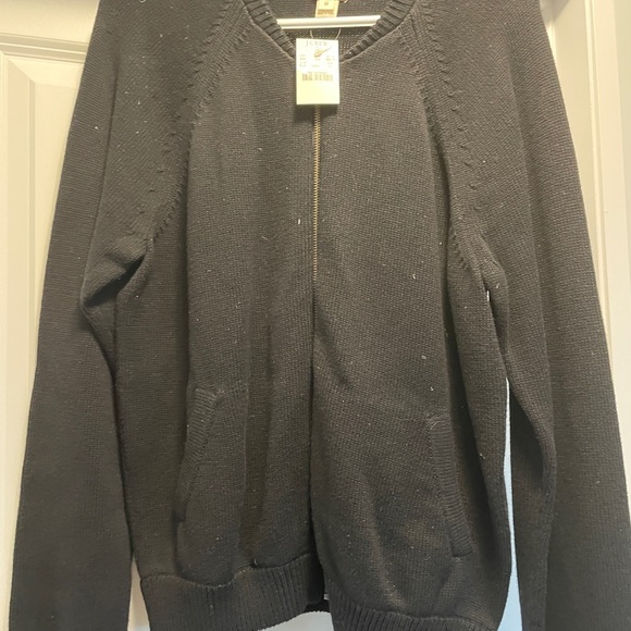 JCREW-NWT cotton knit bomber jacket - Picture 1 of 3